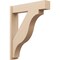 Ekena Millwork 8-in W x 38-in D x 46-in H Funston Block Rough Cedar Woodgrain TimberThane Outlooker, Primed Tan OUTUR080X38X46FST44RCPR - alternate 1